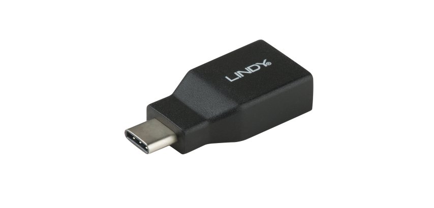Lindy 41899 cambiador de género para cable USB 3.1-C USB 3.1-A Negro
