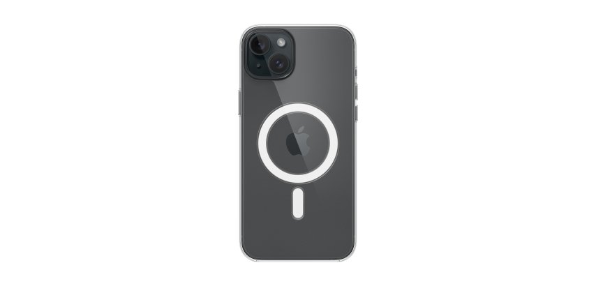 APPLE Coque iPhone 15 Plus transparente MagSafe
