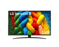 LG NanoCell AI 43NANO81A6A TV Serie NANO81 43'' 4K, a7 Gen8, HDR10, 20W, 3 HDMI con Game Optimizer, Smart TV WebOS 25