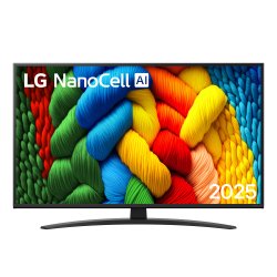 LG NanoCell AI 43NANO81A6A 109.2 cm (43") 4K Ultra HD Smart TV Wi-Fi Black