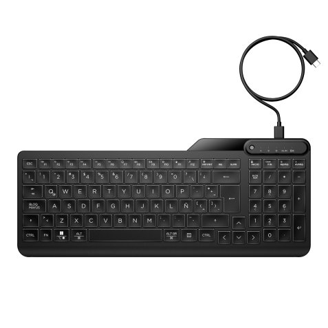 HP STORE 3PL clavier Bureau USB Noir