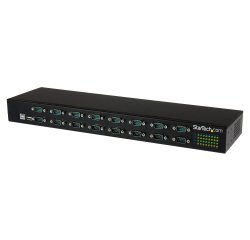 StarTech.com Hub série RS232 à 16 ports - Adaptateur USB vers 16x DB9 RS232 à montage en rack