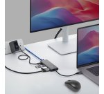 StarTech.com Adaptateur Multiport USB-C vers HDMI, Recharge PD 140W, 4K 60Hz, Hub USB 3 Ports 10 Gbps, Lecteur de Carte SD, 2,5 GbE, Mini Dock pour MacBook / Dell / ThinkPad / HP