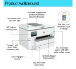 HP OfficeJet Pro 9730e Wireless All-in-One Color Printer, Instant Ink; Two-sided printing