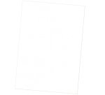 Couverture pour reliure Delta, grain cuir, blanc