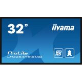 iiyama LH3254HS-B1AG affichage de messages Écran plat de signalisation numérique 80 cm (31.5") LCD Wifi 500 cd/m² Full HD Noir Intégré dans le processeur Android 11 24/7