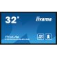 iiyama LH3254HS-B1AG affichage de messages Écran plat de signalisation numérique 80 cm (31.5") LCD Wifi 500 cd/m² Full HD Noir Intégré dans le processeur Android 11 24/7