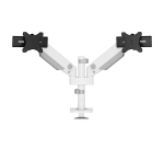 Neomounts DS65S-950WH2 Support d'écran à fixer 24-34" - ressort à gaz - Topfix - multiréglable - arrêt 180°