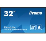 iiyama LH3275HS-B1AG Écran d'affichage dynamique Écran plat de signalisation numérique 80 cm (31.5") LCD Wifi 500 cd/m² Full HD Noir Intégré dans le processeur Android 11 24/7