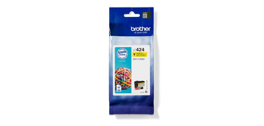 Brother LC424Y cartucho de tinta 1 pieza(s) Original Amarillo