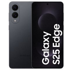 Samsung Galaxy S25 Edge, Smartphone AI, Display 6.7'' QHD+ Dynamic AMOLED 2X, Fotocamera 200MP, RAM 12GB, 512GB, 3.900 mAh, Titanium Jetblack