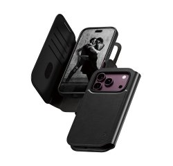 PanzerGlass CARE™ by ® Tango 2-in-1 Wallet Case Black w. MagSafe iPhone 2026 Pro | 17 Pro mobiele telefoon behuizingen Hoes Transparant