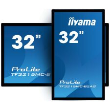 iiyama ProLite TF3215MC-B2AG écran plat de PC 80 cm (31.5") 1920 x 1080 pixels Full HD LED Écran tactile Kiosque Noir