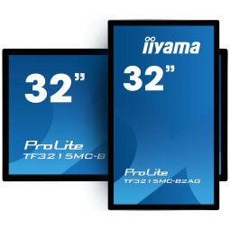 iiyama ProLite TF3215MC-B2AG computer monitor 80 cm (31.5") 1920 x 1080 Pixels Full HD LED Touchscreen Kiosk Zwart