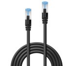 Lindy 47411 cable de red Negro 0,5 m Cat6a S/FTP (S-STP)