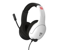 Turtle Beach Airlite Fit Nero e Bianco Cuffie da gioco con cavo - Con licenza ufficiale per Nintendo Switch 2, Nintendo Switch, Resistenti, Leggere