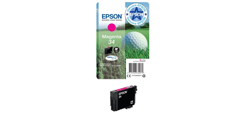 Epson Golf ball 34 DURABrite Ultra Single Magenta Ink
