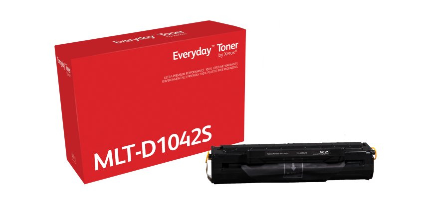Everyday™ Black Toner by Xerox compatible with Samsung MLT-D1042S, Standard capacity