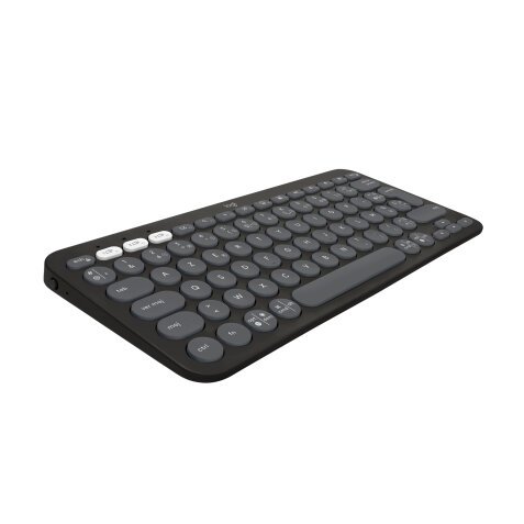 Logitech Pebble Keys 2 K380s clavier Universel RF sans fil + Bluetooth AZERTY Français Graphite