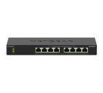 NETGEAR GS308LP Non-géré Gigabit Ethernet (10/100/1000) Connexion Ethernet, supportant l'alimentation via ce port (PoE) Bureau Noir