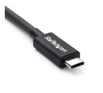 StarTech.com 2m (6.6ft) Thunderbolt 3 Cable, 20Gbps, 100W PD, 4K, Thunderbolt Certified, Compatible with Thunderbolt 4/USB 3.2/DisplayPort