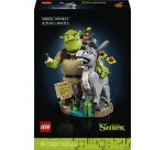 LEGO 72423 Shrek, Ciuchino e Gatto con gli Stivali, Kit Modellismo per Adulti da Esposizione con 3 Personaggi, Regalo per Fan