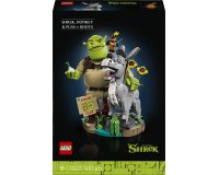LEGO 72423 Shrek, Ciuchino e Gatto con gli Stivali, Kit Modellismo per Adulti da Esposizione con 3 Personaggi, Regalo per Fan