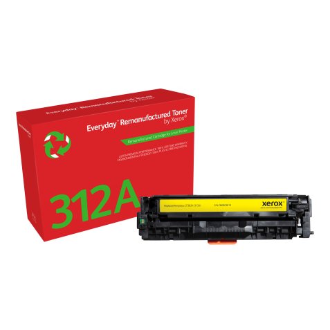 Everyday El tóner ™ Amarillo de Xerox es compatible con HP 312A (CF382A), Capacidad estándar