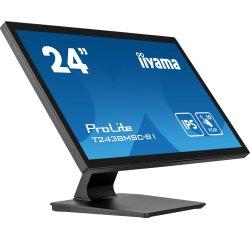 iiyama ProLite T2438MSC-B1 écran plat de PC 60,5 cm (23.8") 1920 x 1080 pixels Full HD LED Écran tactile Noir