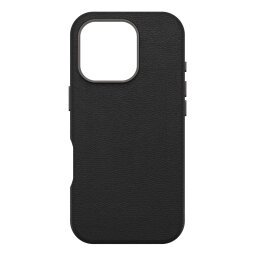 OtterBox Symmetry Series Cactus Leather pour MagSafe pour iPhone 16 Pro, Noir Ash