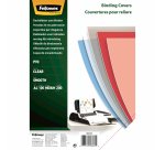Copertine Clear - A4 - 200 micron - PVC - neutro trasparente - Fellowes - scatola 100 pezzi