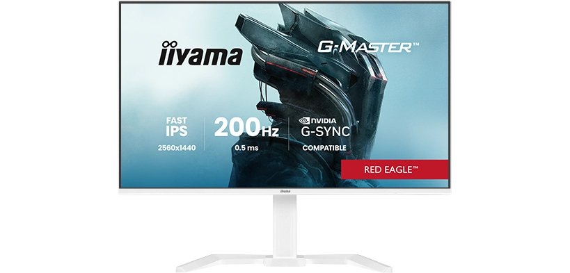 iiyama G-MASTER GB2771QSU-W1 écran plat de PC 68,6 cm (27") 2560 x 1440 pixels Wide Quad HD LCD Blanc
