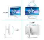 Philips Evnia 6000 27M2N6501L/00 écran plat de PC 67,3 cm (26.5") 2560 x 1440 pixels Quad HD QD-OLED Blanc