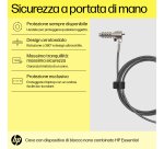 HP Lucchetto a combinazione per cavo nano Essential