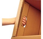 Caisse déménagement fellowes smoothmove c-flute 39l carton ondulé