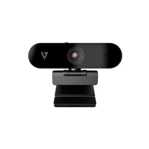 V7 UHD Webcam - 90 ips - Noir - USB 3.0 - Vidéo 3 840 x 2 160 - Mise au point automatique - Attache, support de trépied - Zoom numérique 5x - ePTZ - Suivi basé sur l’IA, cadrage - Microphone - Ordinateur portable, moniteur