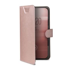 Celly Wally One XXL mobile phone case 14 cm (5.5") Flip case Pink