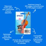 Epson Cartouche d’encre magenta clair Claria Photo HD 250 Violon