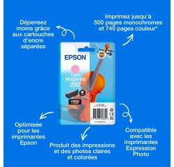 Epson Cartouche d’encre magenta clair Claria Photo HD 250 Violon