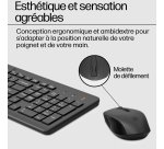 HP 330 Wls Mse and KB Combo FR clavier Souris incluse Universel RF sans fil Noir