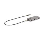 StarTech.com Adaptateur USB-C Triple Moniteur Multiport - Double HDMI 4K 60Hz + 4K 30Hz et DisplayPort, Hub USB 10Gbps 3 ports, 100W PD Pass-Trough, GbE, Station d'Acceuil de Voyage, Windows et ChromeOS