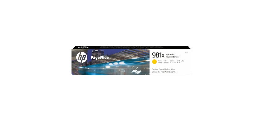 HP Cartuccia giallo originale ad alta capacità 981X PageWide