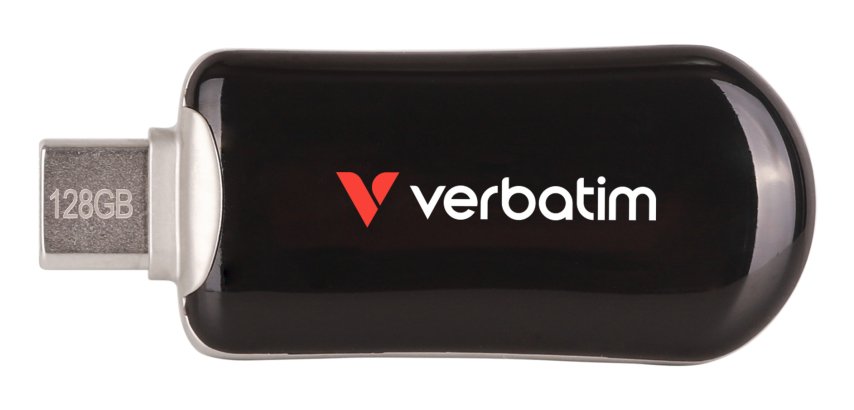 Verbatim 30225 lecteur USB flash 128 Go USB Type-C 3.2 Gen 1 (3.1 Gen 1) Noir