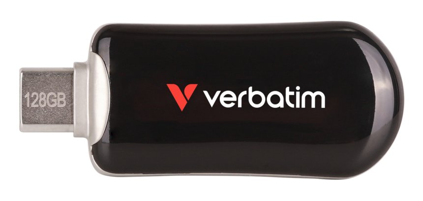 Verbatim 30225 lecteur USB flash 128 Go USB Type-C 3.2 Gen 1 (3.1 Gen 1) Noir
