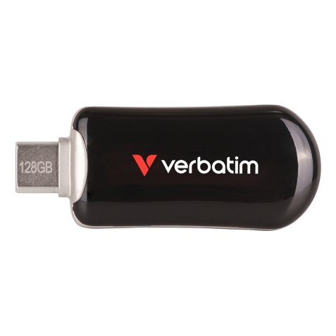 Verbatim 30225 lecteur USB flash 128 Go USB Type-C 3.2 Gen 1 (3.1 Gen 1) Noir