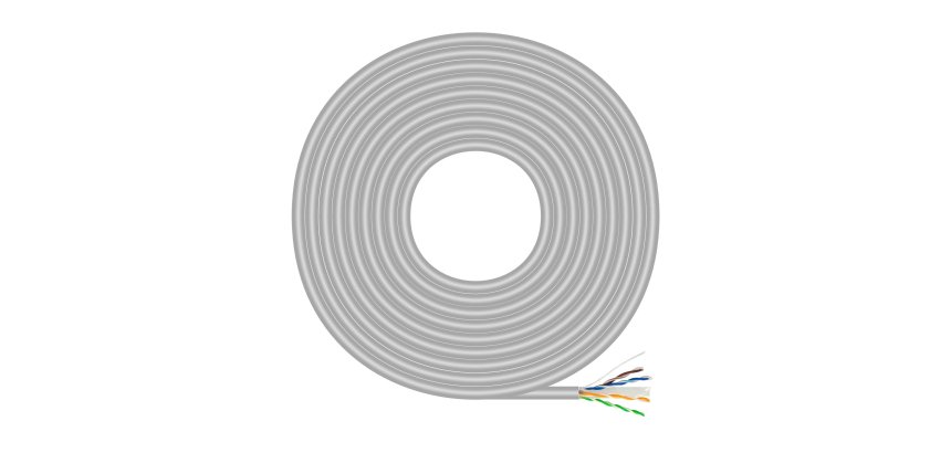 AISENS A135-0750 cable de red Gris 305 m Cat6 U/UTP (UTP)
