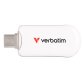 Verbatim Plectra USB-C Flash Drive White 256GB