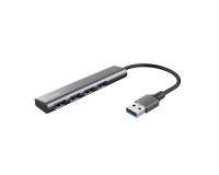 Trust Halyx USB 3.2 Gen 1 (3.1 Gen 1) Type-A 5 Mbit/s Noir, Gris