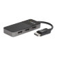 Adaptador de 3 Puertos Multimonitor - Divisor Splitter de Vídeo DisplayPort 1.4 a 3 Salidas DisplayPort 