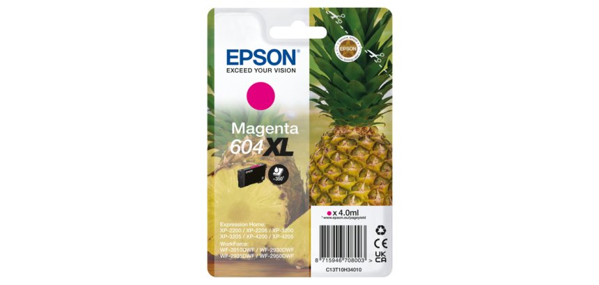 Epson Singlepack Magenta 604XL Ink